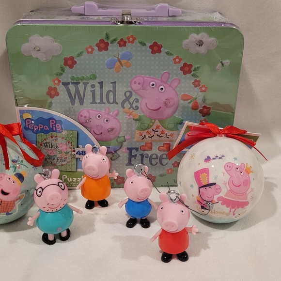 Nickelodeon Other - Peppa Pig Ornaments & Lunchbox Puzzle